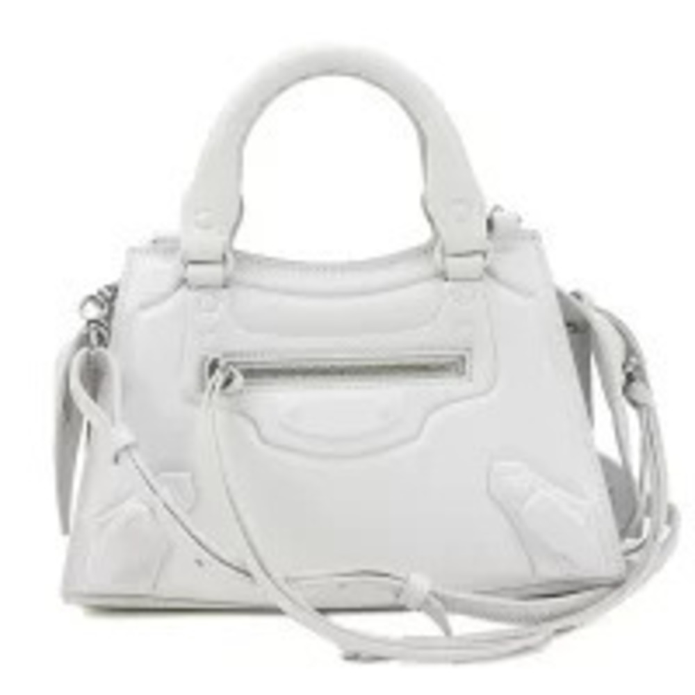 Balenciaga Handbag Neo City Leather White Bag